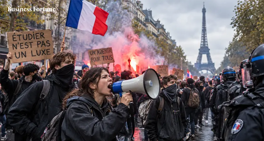  Student Protests in France Get Serious: Why Are Students Angry? 